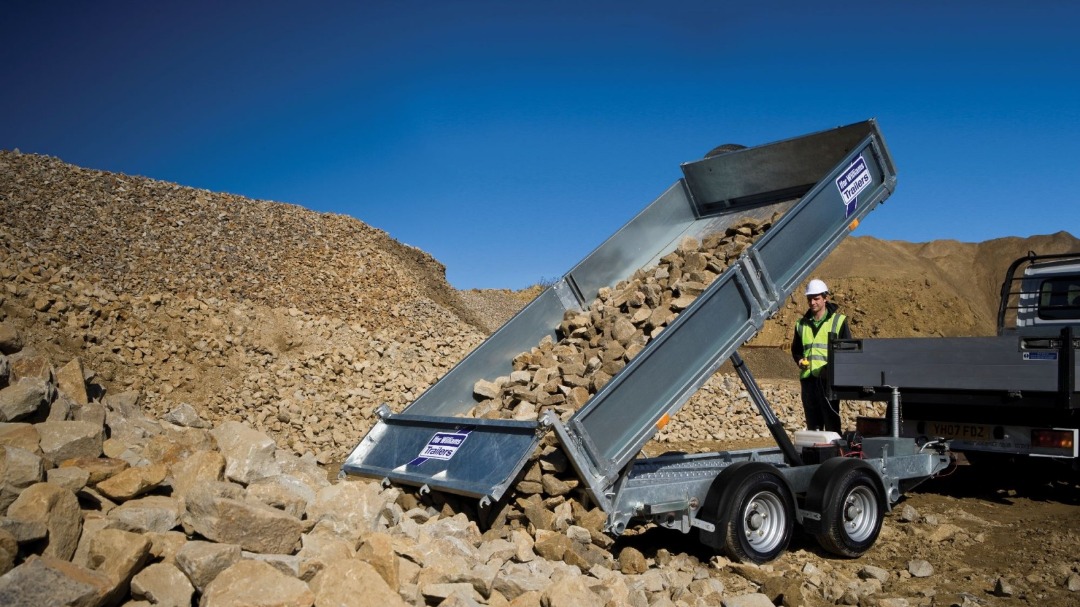 3500kg Tippsläp
